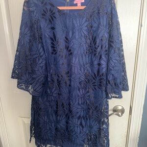 Lilly Pulitzer Blue Lace Romper